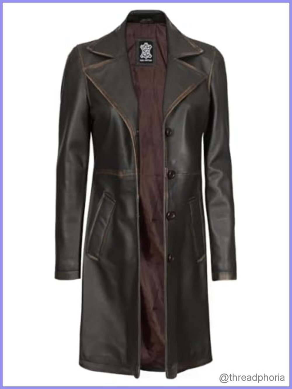 Genuine Lambskin Leather Jacket Women Long Trench Coat Casual Wear